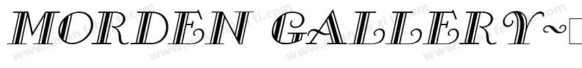 morden gallery字体转换